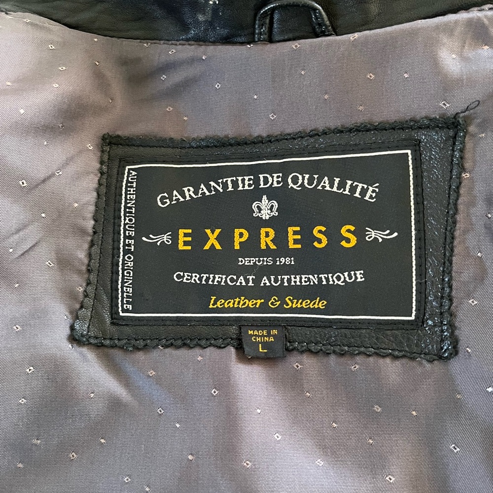 Express leather jacket - Picture 3 of 5